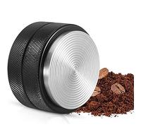 ANCLLO Herramienta de prensa de polvo de grano de café de acero inoxidable de 51 mm, color negro (base de hilo)