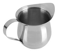 ANCLLO jarra de espuma de leche multiusos de acero inoxidable para café y leche con punta de boca de café con leche para café y capuchino Barista, taza de jarras de cocina Latte Art (90 ml)