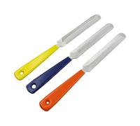 ANCLLO Juego de 3 limas para Tuercas de Guitarra, Sierra ranuradora, Herramienta de Ajuste de Cuerdas de Guitarra, Juego de limas para Guitarra, Ukelele, bajo, Banjo (Naranja, Amarillo, Azul)