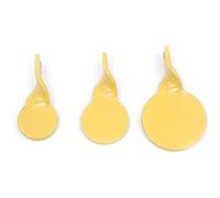 ANCLLO - Juego de 3 Platos Amarillos de Auto reinicio de Objetivos giratorios de Metal para Disparar