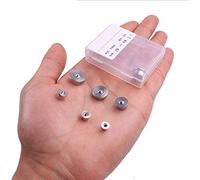 ANCLLO Juego de 6 pasadores de madera redondos de 4 a 12 mm para carpintería, herramientas de acero