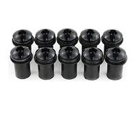 ANCLLO Juego de tornillos de aleación M5 de 16 mm, kit de instalación para parabrisas de posventa (negro)