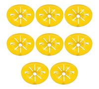 ANCLLO Juego de trampas para Avispas de plástico de 8 Piezas: atrapaavispones en Forma de Flor y Trampa para Insectos de Bricolaje para protección al Aire Libre contra Avispas y Moscas de la Fruta