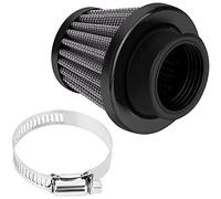 ANCLLO Kit de filtro de admisión de aire de 42 mm, universal auto de entrada de aire frío, scooter ciclomotor scooter ATV Dirt Bike filtro de aire HIgh Flow (negro)