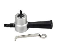 ANCLLO Kit de herramientas de corte de doble cabeza para chapas de metal ajustable de 360 grados