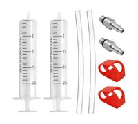 ANCLLO Kit de Purga de Frenos de Bicicleta para Bicicletas de montaña y de Carretera Kit de Herramientas básicas de reparación de Aceite de Disco de Freno de Bicicleta hidráulica