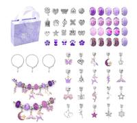 ANCLLO, Kits para Hacer Pulseras para niñas, Cuentas de Cristal DIY, Caja de Regalo para niñas, Adolescentes, Regalos para niñas de 8 a 12 años
