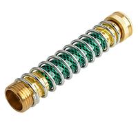 ANCLLO Manguera de jardín en espiral Protector de primavera Conector de latón macizo Extensión de grifo de jardín