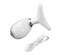 ANCLLO Masajeador Facial eléctrico portátil con Beneficios reafirmantes para la Piel y Antiarrugas Medidor de Belleza Masajeador vibratorio para Rostro y Cuello Blanco