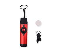 ANCLLO Metal Kazoo Tono Ajustable Aleación de Aluminio Kazoo con Diafragmas de Cinco Flautas para Amantes de la Música para Niños/Adultos (Rojo)