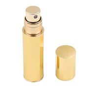 ANCLLO Mini Botellas de Spray de Perfume Doradas de 5 ml, atomizador de Viaje Recargable portátil, dispensador de Perfume a Prueba de Fugas