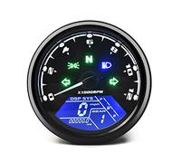 ANCLLO, odómetro Universal para Motocicleta, velocímetro Digital LCD, tacómetro, medidores con luz Nocturna, Aptos para la Motocicleta de 12 V más Popular
