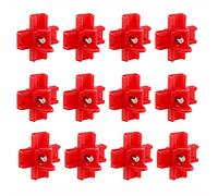 ANCLLO Paquete de 12 pezones horizontales de pollo Waterer automático de aves de corral pezones horizontales de montaje lateral para bebedores de pollo y codorniz pato