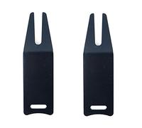 ANCLLO Paquete de 2 herramientas de reparación de divot de golf negro diseño clásico aluminio