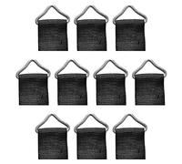 ANCLLO - Paquete de 20 Anillos de Salto de Hierro con Hebilla Triangular, Hebilla Triangular, Hebilla de Anillo en V para trampolín, fabricación de Bricolaje, Bolsos, baño, cocinas (26 mm)