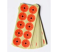 ANCLLO Paquete de 250 pegatinas de papel adhesivas de 5 cm, color naranja