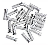 ANCLLO Paquete de 50 insertos de flecha de aluminio con puntos de campo de tiro con arco Insrts .244 ejes de flecha para la práctica del objetivo