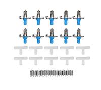 ANCLLO Pezones automáticos del alimentador del pollo, bebedor del agua del pollo de los pezones del agua de las aves de corral 10Pcs