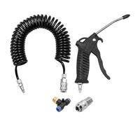 ANCLLO Pistola de Plumero de Aire para camión con Manguera de Aire en Espiral de 5 m, Kit de Limpieza de Rifle de Aire para camión, Coche