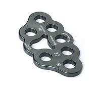 ANCLLO Placa de Aparejo 8 Agujeros Paw Descender Plate Multi Anchor Point Connector Gear para espeleología Escalada Rescate-Rescate Robusto y Duradero Placa de Aparejo de Pata