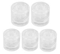 ANCLLO Planaria-Falle，Wurm Klarglas Catcher Trap Tube Trapper Innovative Köderfalle Schneckenfalle für Aquarium Garnelen Aquarium Falle und Schnecken Falle,aus transparentem Acryl, 8 Löcher, 5 Stück