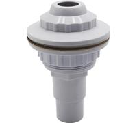 ANCLLO Pool Inlet Boquilla de Entrada para Piscinas con Paredes de Acero Boquilla de Retorno con Cabezal Giratorio Diámetro 58 mm Conexión de Manguera 32/38