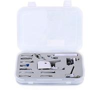 ANCLLO Prensador de máquina de coser/pies para caminar, 15 piezas, para Brother, Babylock, New Home, Janome, Elna, Toyata, Singer, Elna, Simplicity, Necchi, New Home, Kenmore