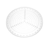 ANCLLO Regla de brújula para carpintería, Brújula para carpintería, Herramienta de Dibujo de círculos, Regla de centrado de Escala precisa de acrílico 200 mm