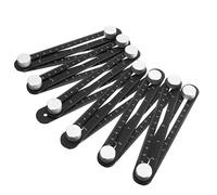 ANCLLO Regla de medición de ángulo múltiple Herramienta de plantilla de buscador de ángulo de aleación de 12 lados Regla plegable Azulejo de ladrillo Herramientas de posicionamiento esquina de madera