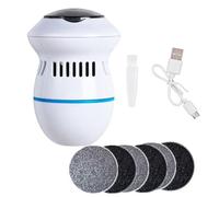 ANCLLO - Removedor de Callos de pie eléctrico, aspiradora automática, Recargable, Molinillo de pie eléctrico con 6 Cabezales de Lijado de Repuesto para pies Suaves y Suaves como SPA