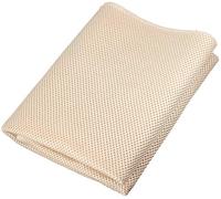 ANCLLO Tela de malla para altavoz (no cincha de basta), tela estéreo, resistente al polvo, tela de audio, 50 cm x 140 cm, color beige