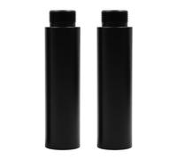 ANCLLO Tubo de extensión de soporte de micrófono de 2 piezas, con 1 adaptador de metal Enchufe de 3/8 de pulgada a adaptador de rosca macho de 5/8 de pulgada