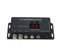 ANCLLO UHF Modulador, TM70 UHF TV Link Modulador AV a RF Convertidor IR Extender, Modulador Modulador AV a RF Convertidor IR Extender, Compatible con PAL/NTSC con Cable de Carga USB