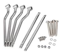ANCLLO Universal Stainless Steel Motorcycle Saddlebag Side Support Bars Mounting Brackets Compatible