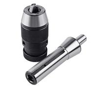 ANCNA 1-13mm 1/32-1/2 pulgadas 6JT herramienta de portabrocas sin llave autoapriete con vástago R8 compatible con accesorios de torno CNC