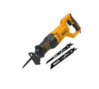 Ingco Sierra de corona 750 W Rs8008 para corte de madera, acero, aluminio, dos cuchillas incluidas