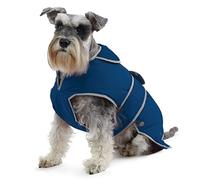 Ancol All Weather Coat Muddy Paws Stormguard Abrigo Extra Grande XL (Longitud 60 cm/para Adaptarse a Circunferencia de 72-88 cm), Forro Polar, Azul Marino