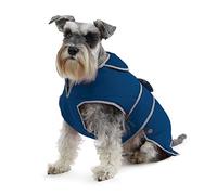 Ancol All Weather Coat Muddy Paws Stormguard-Abrigo Mediano (Longitud 40 cm, Contorno de 52 a 68 cm), Ver descripción, Azul Marino, M