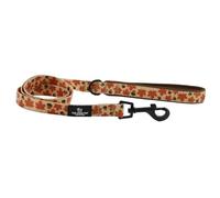 Ancol Correa Ajustable para Perro con patrón de Hoja de Arce, Duradera, Segura, cómoda, Acolchada, Resistente, Ligera, para Cachorros, para Correr al Aire Libre, Caminar
