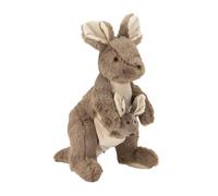 Ancol Cuddle Kangaroo & Joey - Juguete chirriante para Perro de 31 cm, Juguete Suave y cómodo para Jugar y abrazar Suavemente