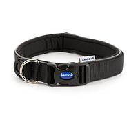 Ancol Extreme Ultra Acolchado Resistente a la Intemperie Collar Negro Accesorio de Entrenamiento para Mascotas 30-34 cm, tamaño 3