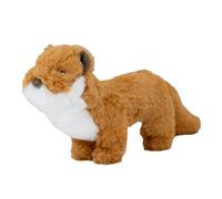 Ancol Heritage Walter Weasel - Juguete Midi para Perro, 33 cm, Juguete de Peluche chirriante con diseño de múltiples Texturas, Juguete cómodo para un Juego Suave