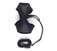 Ancol Juego de arnés y Correa de Malla Suave para Gatos, diseño Lavable para Gatos, cómodo y Ajustable, 15 cm de Longitud/Mediano