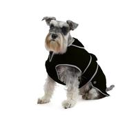 Ancol Muddy Paws - Abrigo impermeable para perros y cachorros, para todo tipo de clima, con forro polar y protector de pecho, correas elásticas para el cuello y las piernas, 50 cm de longitud hasta 79