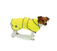 Ancol Muddy Paws - Abrigo impermeable para perros y cachorros, para todo tipo de clima, con forro polar y protector de pecho, correas elásticas para el cuello y las piernas, 30 cm de longitud hasta 52