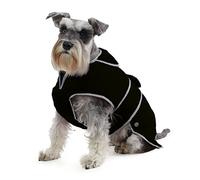 Ancol Muddy Paws - Abrigo para Todo Tipo de Clima, Color Negro, Talla XS (Longitud 25 cm, hasta 43 cm de Circunferencia)