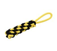 Ancol Playtime Bumble Bee Ropey - Juguete para Perro Trenzado de 35 cm, Ideal para Masticar, Salud Dental y Juego Interactivo