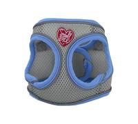 Ancol Small Bite - Arnés Reflectante Suave y Transpirable para Perro, Color Azul, 25 a 30 cm