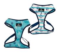 Ancol Soho - Arnés Reversible para Perro, Color náutico/Coral, Resistente a la Intemperie y Ligero, Elegante Traje para Cachorros, Accesorio cómodo para Mascotas, pequeño