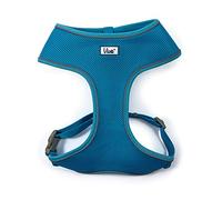 Ancol Viva - Arnés cómodo para Perro, Color Azul, Reflectante, Malla Transpirable, con Ajuste Ajustable para Cachorros y Mascotas, Visibilidad de Seguridad, Talla S, 34-45 cm